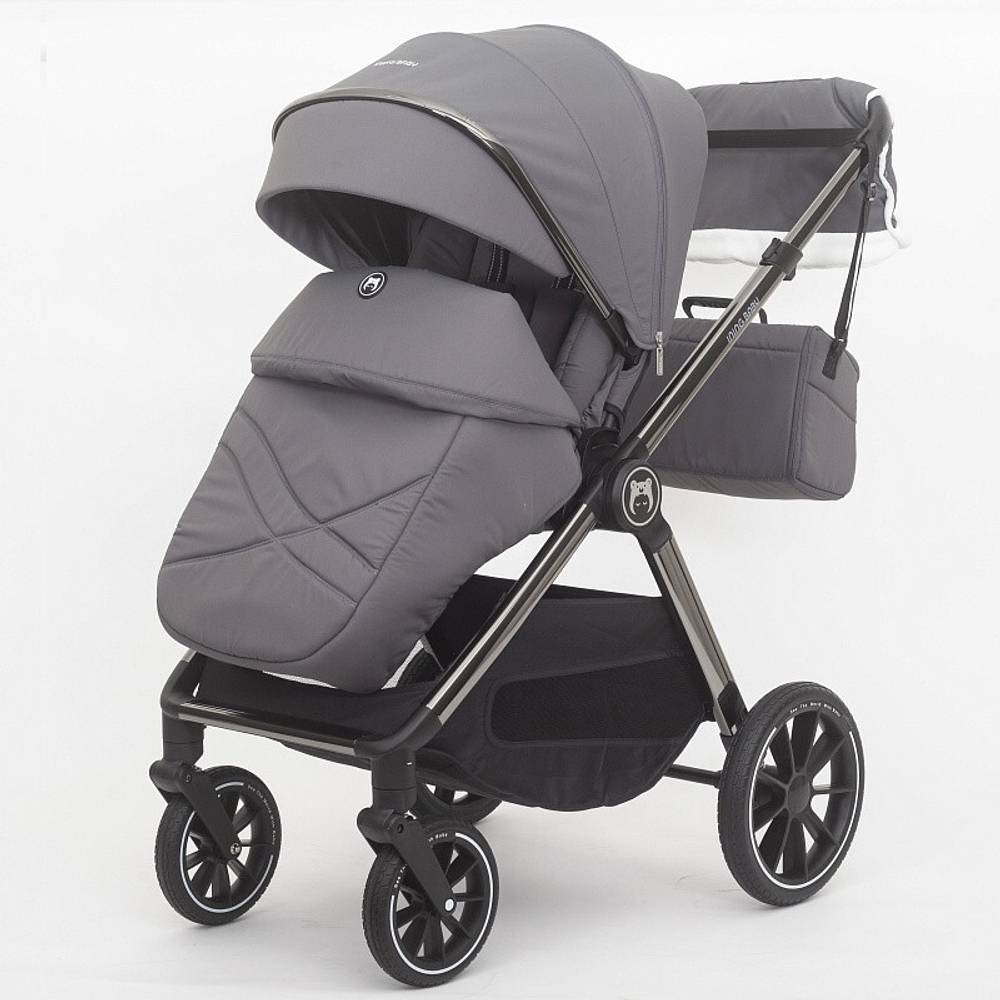 Детская коляска 2 в 1 Ining Baby KR 345 pro grey