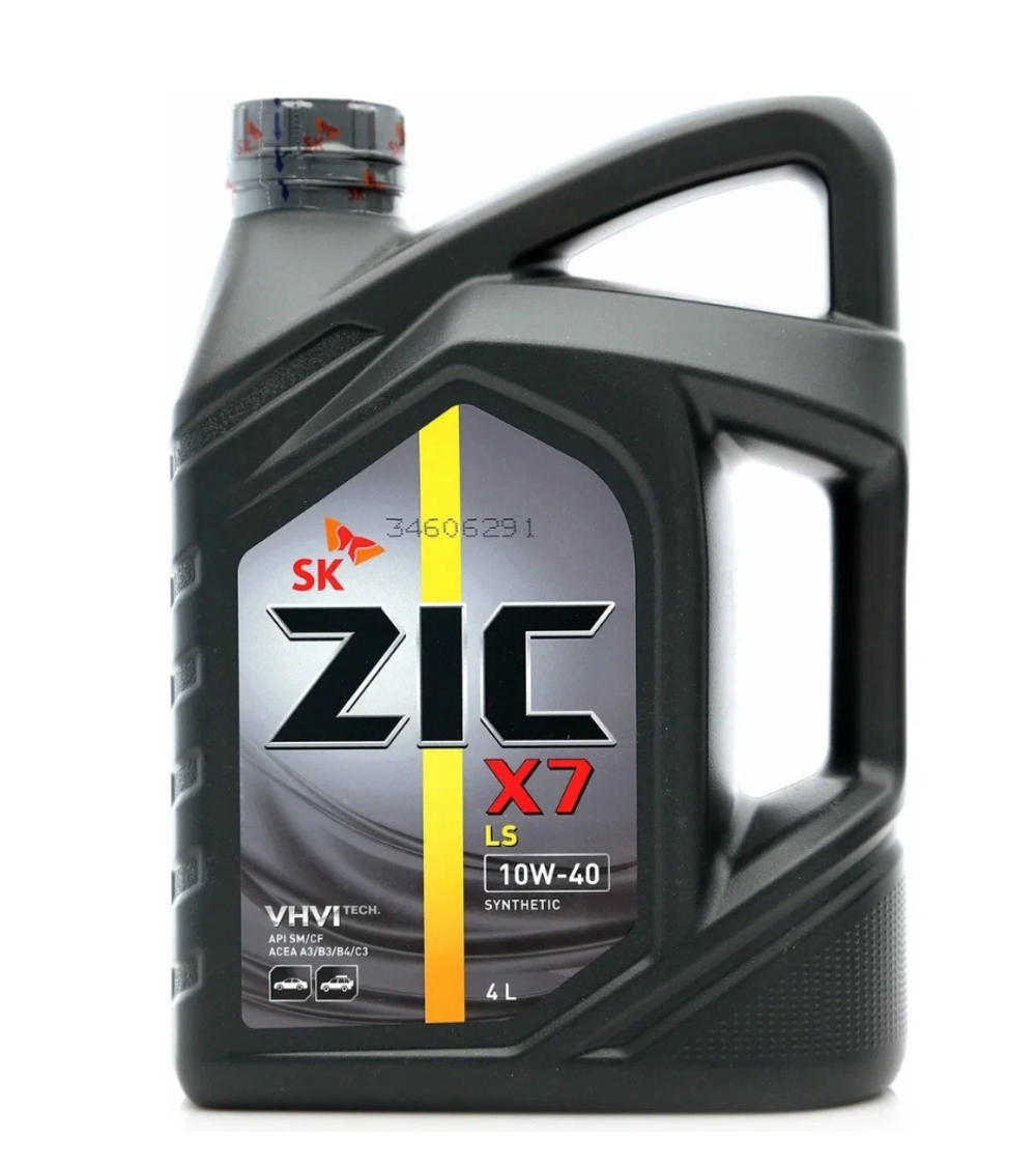 Масло ZIC X7 LS 10w30 SN/CF C3 (4л) синтетика