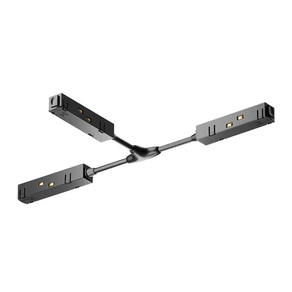 Коннектор питания Т-образный Gravity черный Technical tra004cwt-22b