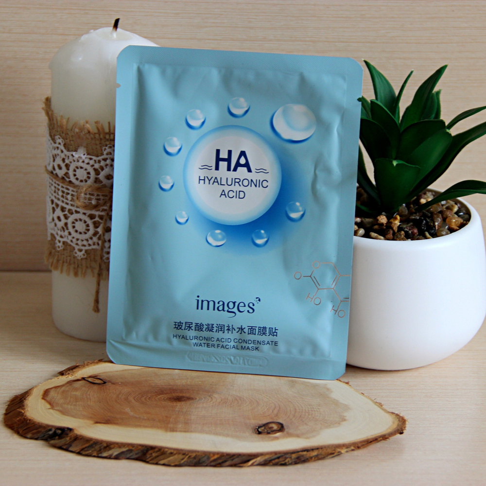 Увлажняющая тканевая маска с гиалуроновой кислотой и экстрактом морских водорослей