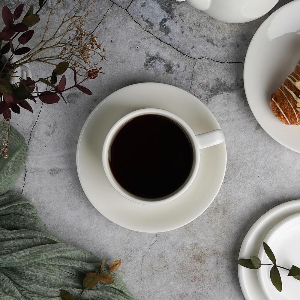 Чайная пара 250 мл белая d 9,5 см h6,2 см фарфор Stackable P.L. Proff Cuisine [4]