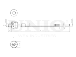 Тяга рулевая UNIO SSP-30011