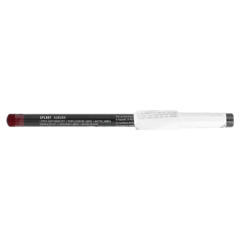NYX Professional Makeup, Slim Lip Pencil, темно-рыжий, 801, 1,04 г (0,03 унции)