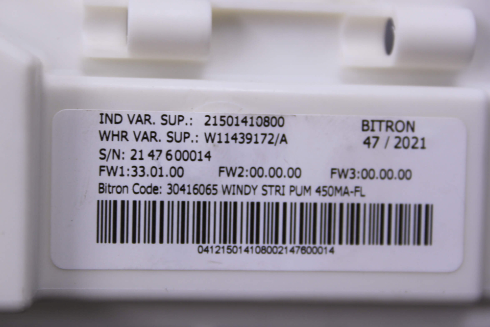 Модуль управления 21501410800 стиральной машины Indesit BWSE 61051 WWV RU