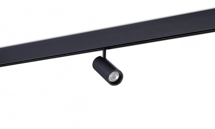 Светодиодный светильник Alpha для SPACE Track system 10Вт, D45xL100 мм, 865Лм, 36°, 4000К, недиммируемый, Ra>90, черный
