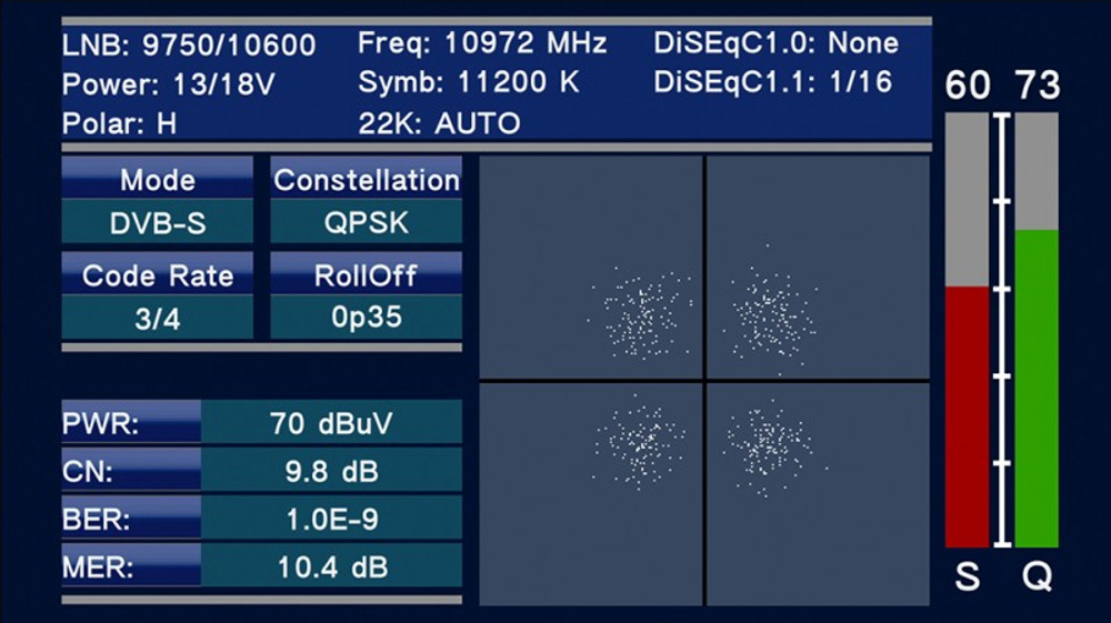 WS6980 DVB S2/T2/C HD Combo Spectrum SatLink