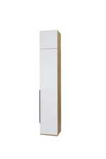 Пенал Ивару Стефани 6, Дуб Крафт Золотой / Софт Белый