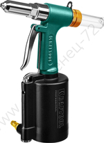 KRAFTOOL INDUSTRIE-PNEUMO, 2.4-6.4 мм, пневматический заклепочник (31185)