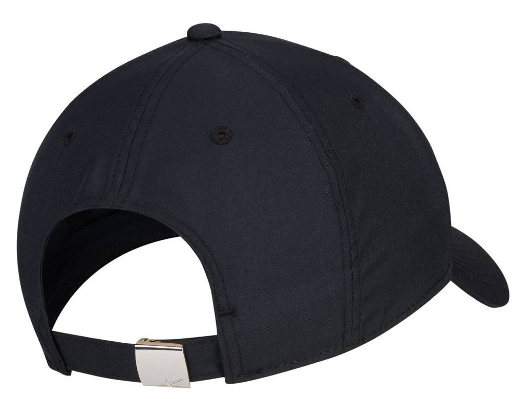 Теннисная кепка Nike Dri-Fit Club Unstructured Metal Swoosh Cap - черный