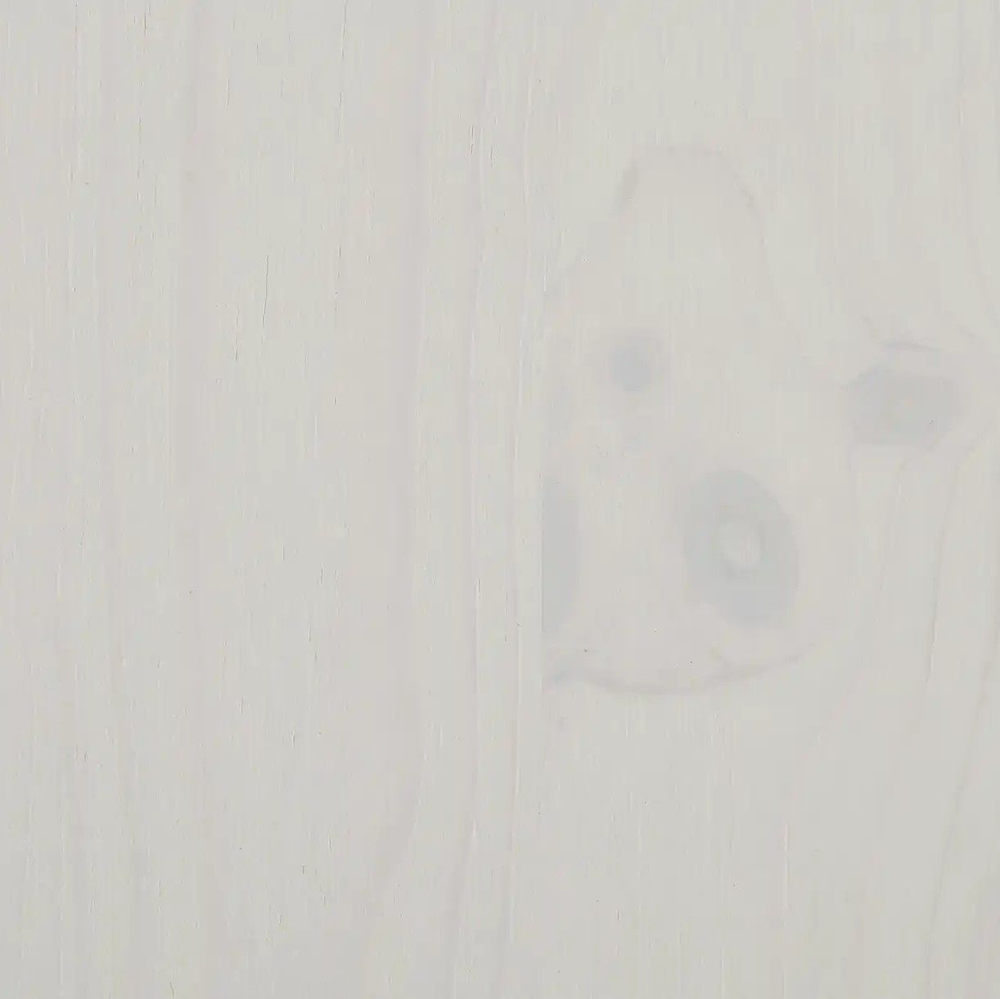 Комод Хельсинки в прихожую для обуви и вещей, белый воск/антик, сосна