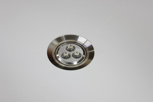 G-TH103-6300K,LEDсвет.встр.повор.круг 3LED CREE/1W