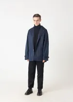 Плащ Короткий FOS Синий Мужской