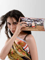 Платок «Женский лик Алтая. Осень» 100% шёлк