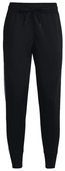 Женские теннисные брюки Under Armour Women's UA Rush Tricot Pants - black/white