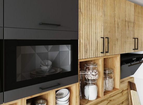 вариант компоновки модульная кухня КАНТРИ