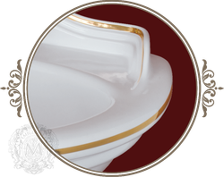 Пьедестал для раковины Migliore Milady ML.MLD-25.717.D2 тонкий, декор золото