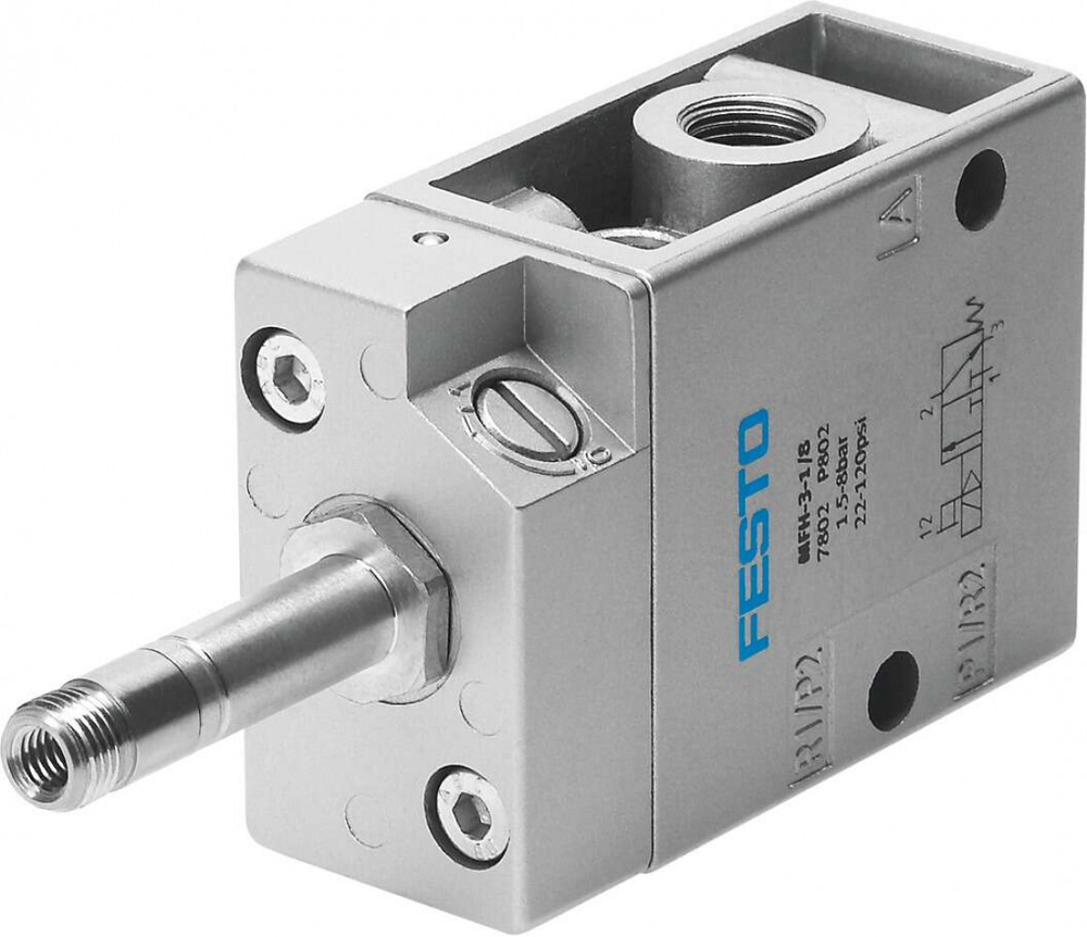 Распределитель с электроуправлением Festo MFH-3-1/8