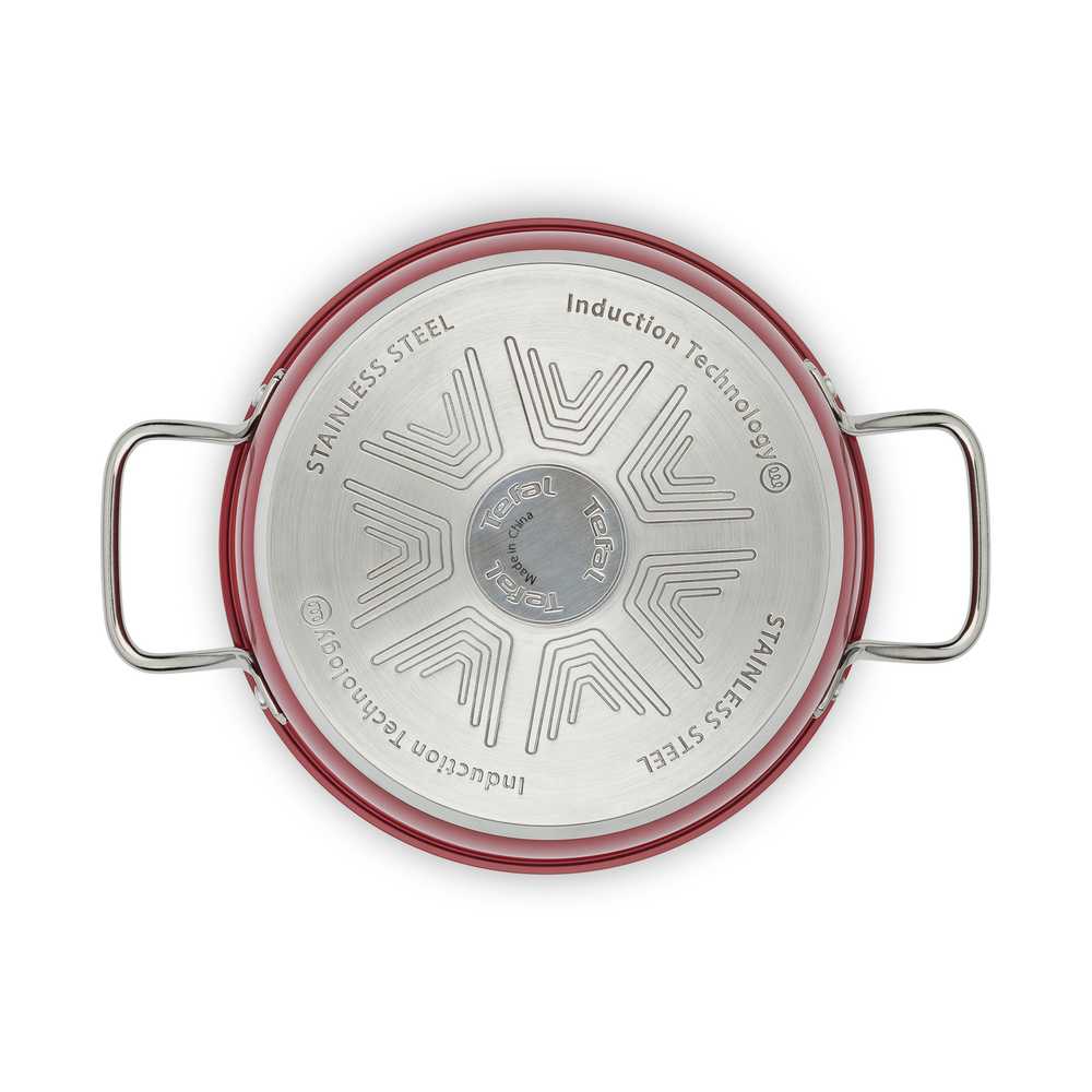Набор посуды Tefal Intuition Colors 6 предметов 1,2/2,5/4,5л 16/20/24см B903S374