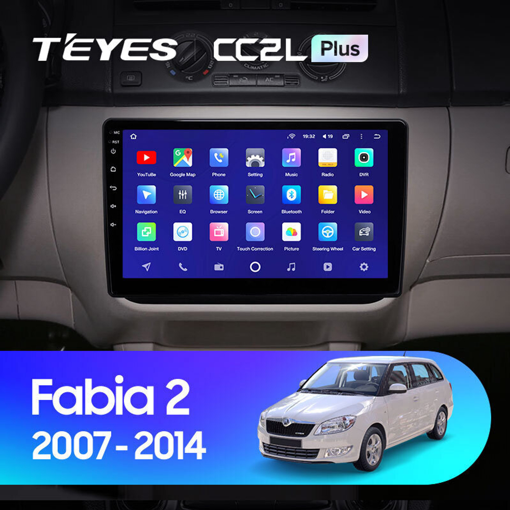 Teyes CC2L Plus 10.2" для Skoda Fabia 2007-2014
