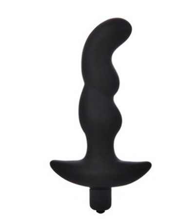 Массажер простаты с вибрацией силиконовый Onjoy Silicone Collection (10 режимов) (Цвет: черный)