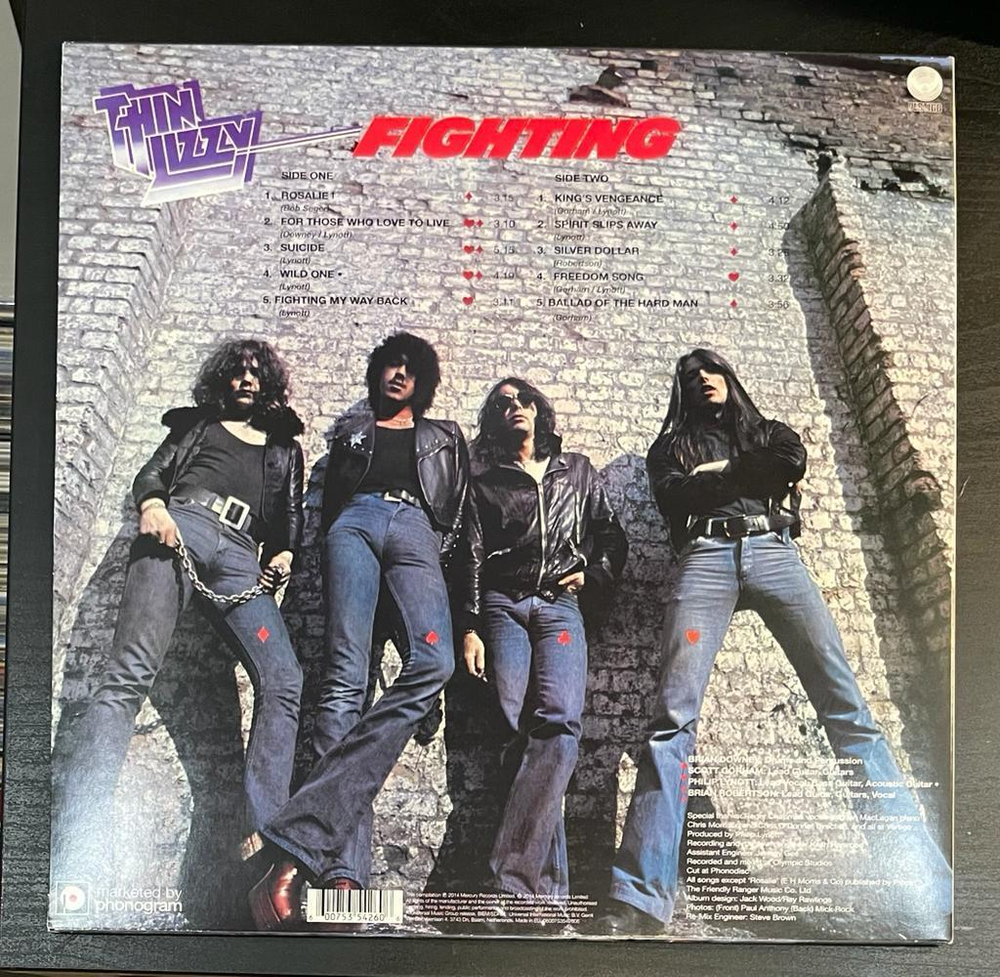 Thin Lizzy- Fighting (Европа 2014г.)