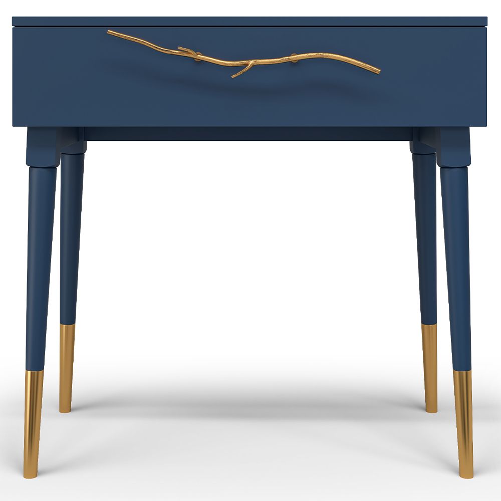 Консоль Арт Колор matte Стайл Голд Королевский синий матовый