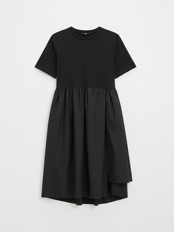 Комбинированное платье