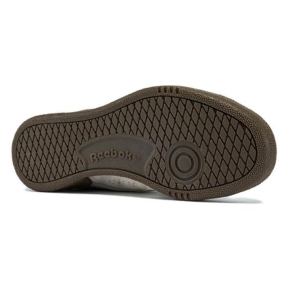 Клуб Reebok C Кроссовками для скейтборда - Самые низкие Серо-Белые Юнисексы