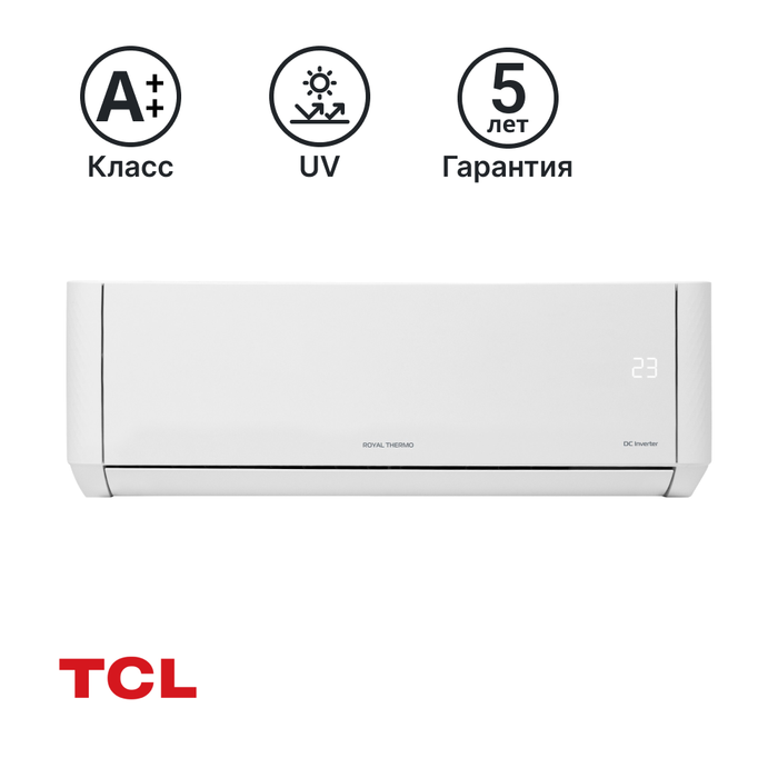 Купить Сплит-система инверторная Royal Thermo Barocco White-12 недорого со склада в Хабаровске, Якутске, Владивостоке, Южно-Сахалинске, Благовещенске