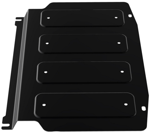 Защита картера АвтоБроня для Mitsubishi Pajero III (V - все) 1999-2006/Mitsubishi Pajero IV (V - 3.0; 3.2D (188/200 л.с.); 3.8) 2006-2020 (устанавл-ся совместно с 111.04012.1), штампованная, сталь 1.8 мм, с крепежом, 111.04003.2