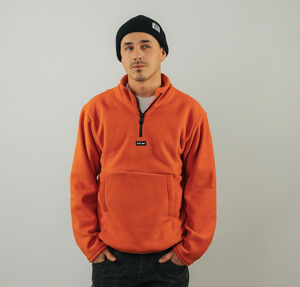 Fleece Tangerine Label