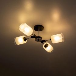 Citilux Эрик CL136145 Люстра потолочная Чёрная