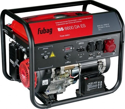 Генератор бензиновый FUBAG BS 6600 DА ES с возможностью автоматизации 8641492