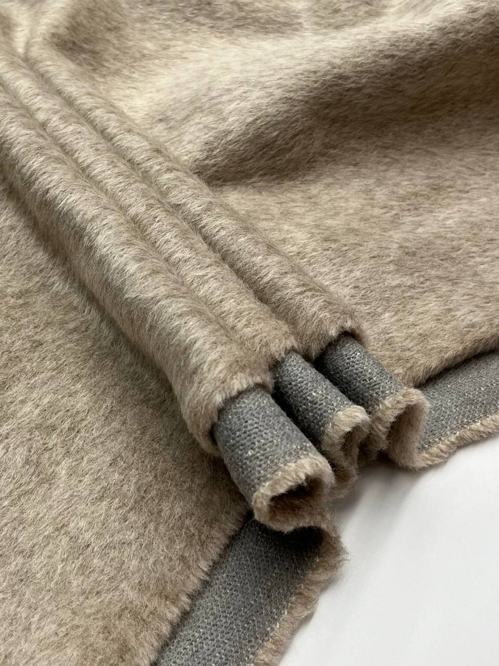 Альпака с шерстью пальтовая Missoni тауп