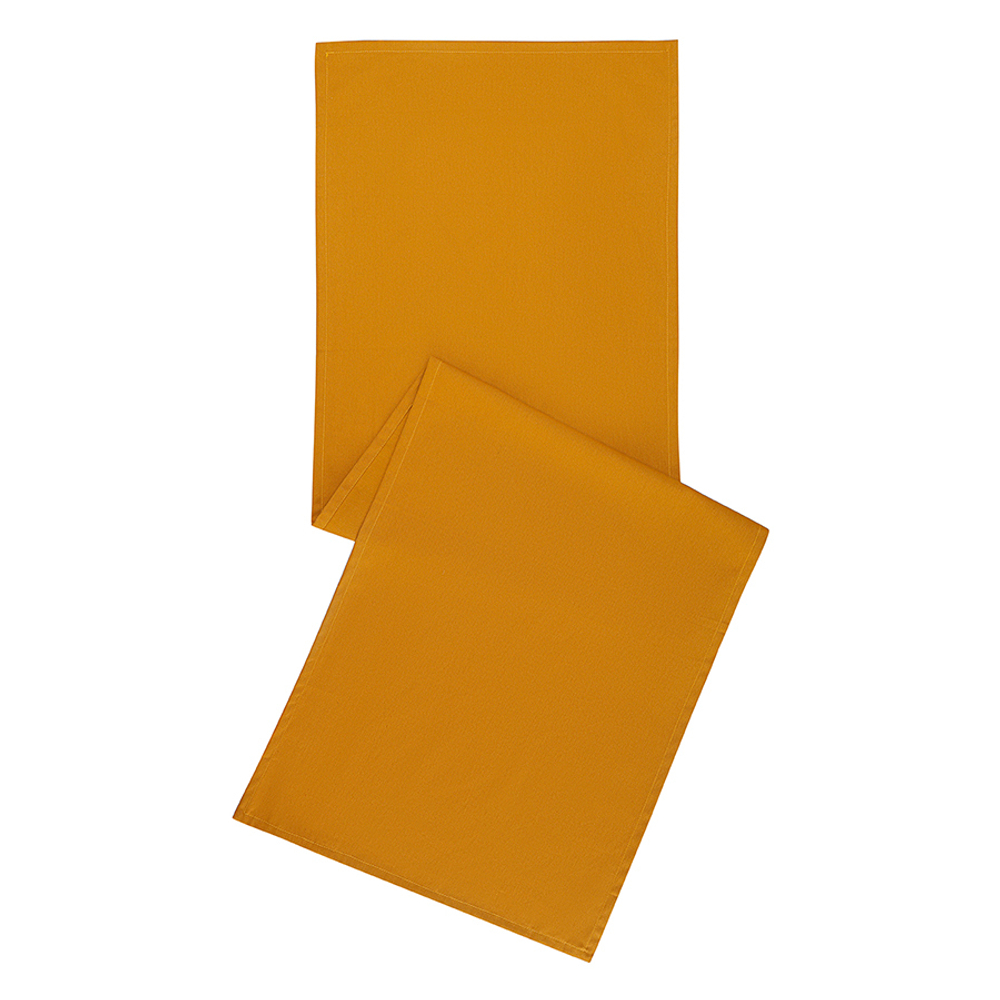 Дорожка на стол из хлопка цвета карри из коллекции essential, 45х150 см