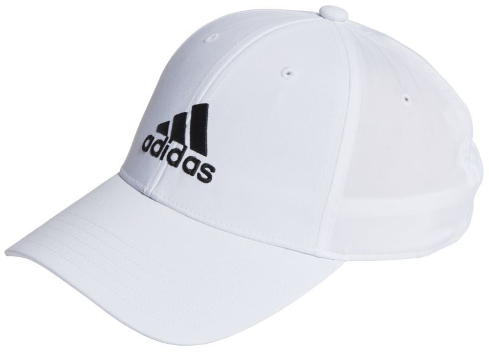 Теннисная кепка Adidas Embroidered Logo Lightweight Baseball Cap - белый