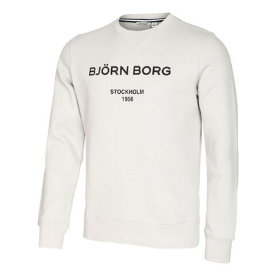 Мужская кофта теннисная Björn Borg Borg Sweatshirt Men - Cream