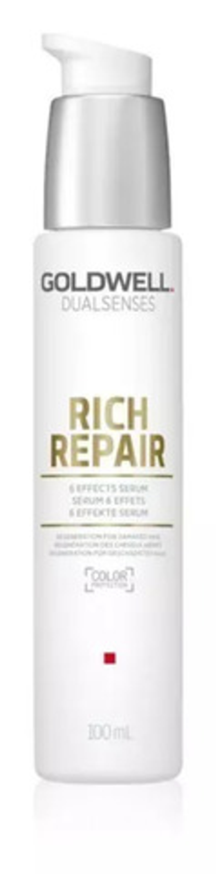 Goldwell Dualsenses Rich Repair 6 - Сыворотка 6-кратного действия для сухих и поврежденных волос 100 мл