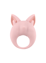 Перезаряжаемое кольцо для клиторальной стимуляции MiMi Animals Kitten Kiki Light Pink 7200-02lola