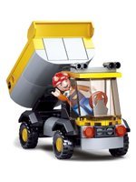 Конструктор блочный Слубан Город.Грузовик (83 дет,1 фигура,в коробка ) (Арт. M38-B0377A)