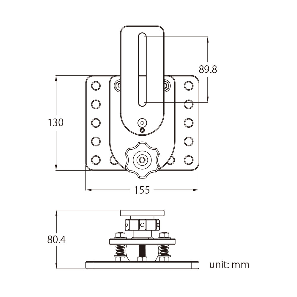 KUPO KSC-130 Mini camera ball leveling head Держатель камеры