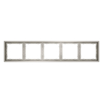 Рамка пластиковая VOLTUM S70 на 5 постов, (кашемир)