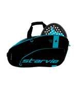 Сумка для падел Starvie Racing Drax Black-Blue 2025, термокарманы и премиальный дизайн