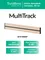 MULTITRACK Шина открытой установки трековой системы 60 см ПЕСОЧНЫЙ