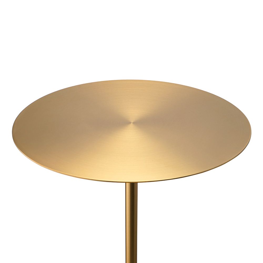 Столик кофейный Gryd, Ø40 см, золотистый