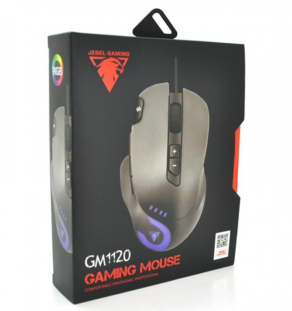 Мышь игровая проводная Jedel GM1120 USB black