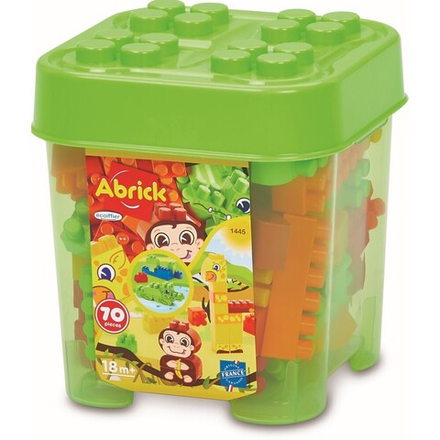 Ecoiffier Abrick - Блоки Животные 70 шт.1445 / артикул   1445  / GTIN 3280250014454