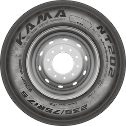 Автошина 235/75R17.5 Кама NT-202 143/141J (прицепные оси)