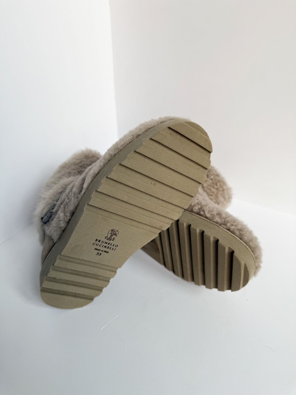 Комбинированные ботинки Brunello Cucinelli, 33