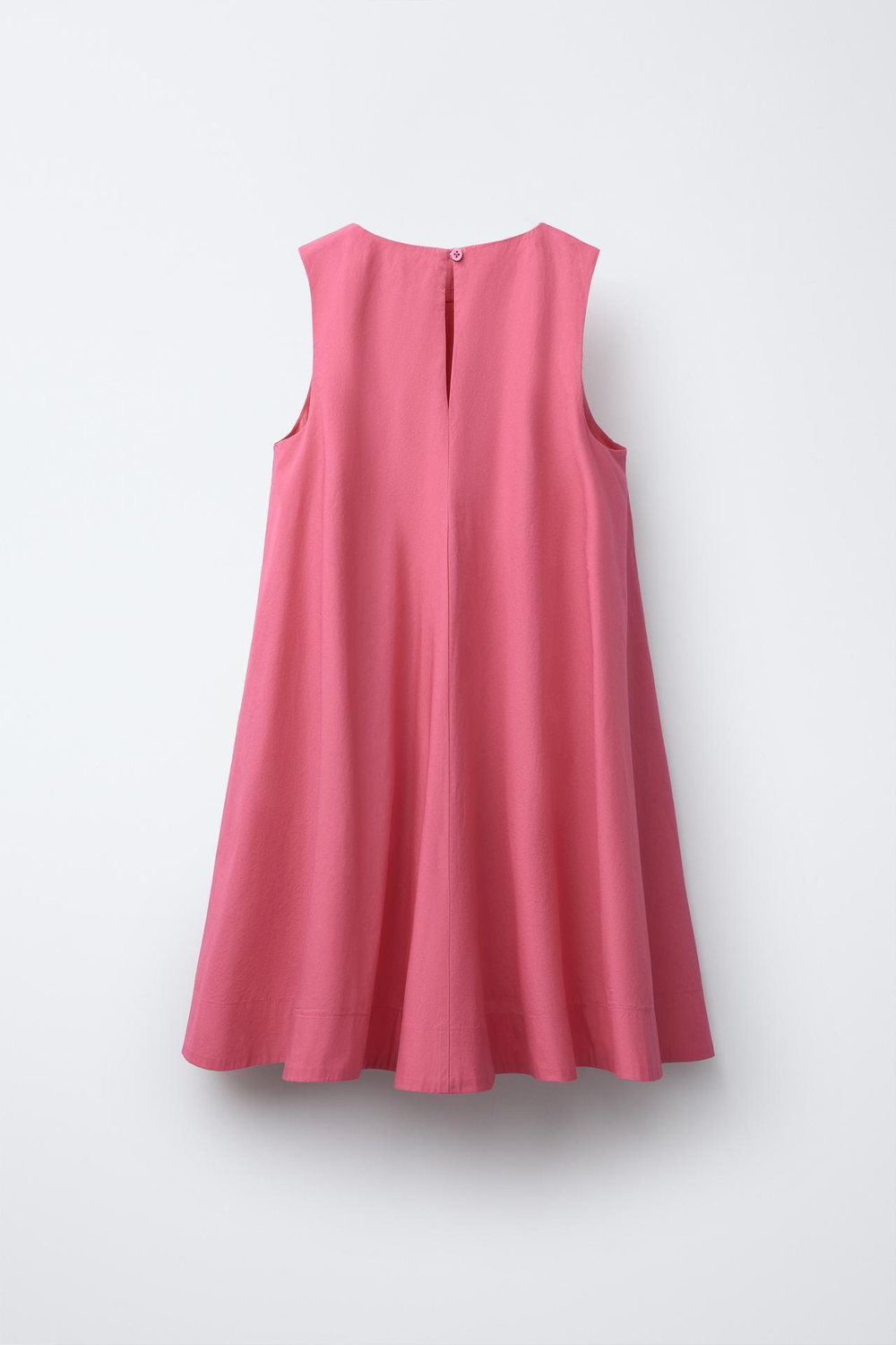 ZARA ПЛАТЬЕ С ДЕТАЛЬЮ ИЗ БИСЕРА, ФУКСИЯ